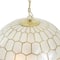 Hello Honey® Capiz Honeycomb Globe Pendant Light
